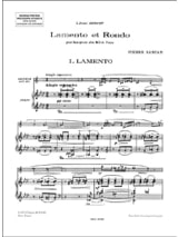 Lamento et Rondo - Saxophone - Pierre Sancan - Partition - Saxophone